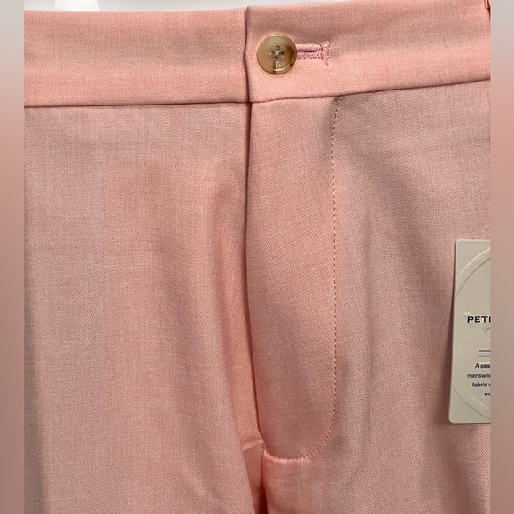 Peter Millar Salmon Pink Linen-Blend Flat Front Men’s Shorts - Picture 4 of 8